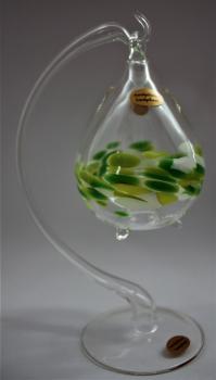 Obstfliegenfalle mit Ständer (transp./transp.-grün-weiß)